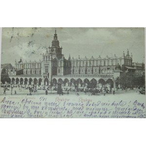 Kraków - Sukiennice, 1898, tzw. księżycówka