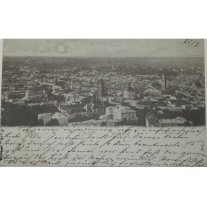Lwów - Widok ogólny, 1902, tzw. księżycówka