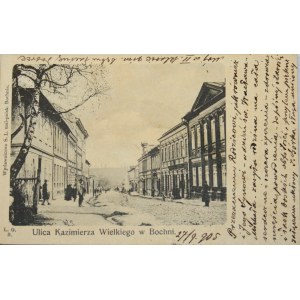 Bochnia - ulice Kazimierza Wielkiego, 1905