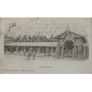 Brzuchowice - railroad station, 1902