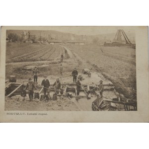 Boryslav - Oil Lebaki - situational photo, ca. 1910