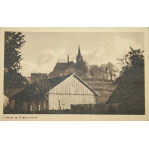 Ciężkowice - kostel, cca 1920