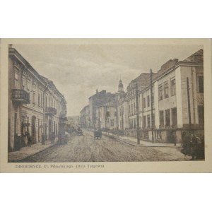 Drohobych - Pilsudski Street (Market Hall), circa 1920.