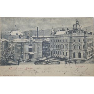 Bielsko - Theaterplatz, 1900