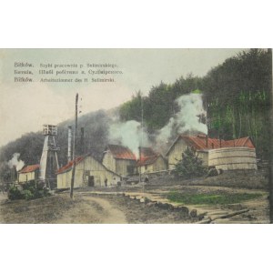 Bitków - Schacht und Werkstatt von Herrn Sulimirski, 1914