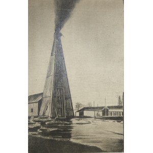 Boryslav - Schacht während der Explosion, 1921