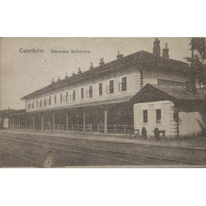 Chortkiv - železniční stanice, asi 1910