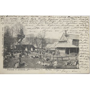 Poronin - Niedziela, zdjęcie sytuacyjne, 1903