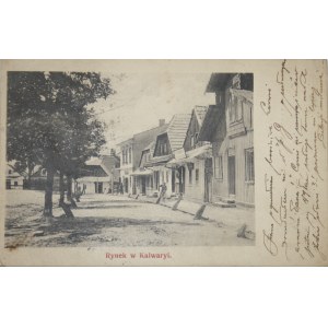 Kalwaria Zebrzydowska - Trhové námestie, 1906