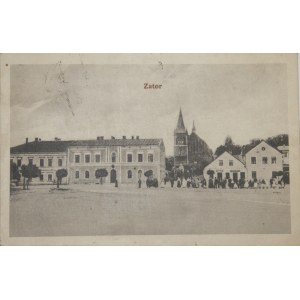 Zator - Rynek, ok. 1910