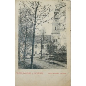 Alwernia - pohľad na kláštor, 1908