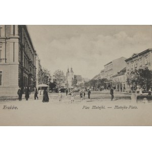 Kraków - Plac Matejki, 1904
