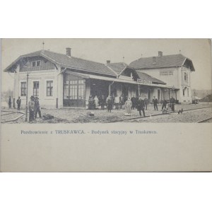 Truskawiec - Budynek stacyjny, 1912