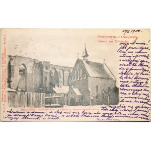 Oświęcim - Ruiny klaszt. Dominikanów, 1900