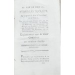 Forme constitutionelle décrétée par acclamation dans la séance du 3 mai, et sanctionnée à l'unanimité dans la séance suivante du 5 mai 1791. Varsovie 1791 Chez P. Dufour.