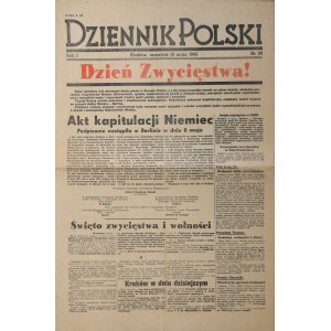 Dziennik Polski, Kraków, 10 maja 1945