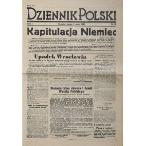 Dziennik Polski, Kraków, 9 maja 1945