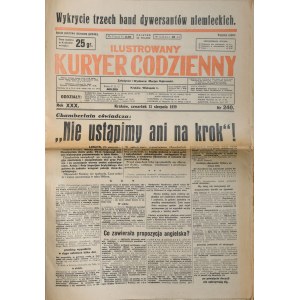 Ilustrowany Kuryer Codzienny, Kraków, 31 sierpnia 1939