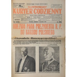 Ilustrowany Kuryer Codzienny, Kraków, 3 wrzesnia 1939