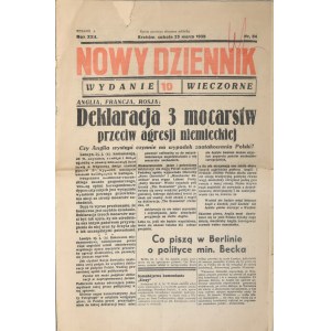 Nowy Dziennik. R. XXII, nr 84, 1939