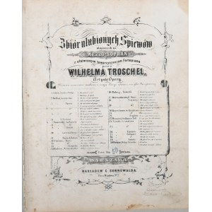 Verdi Giuseppe - Violetta, Warszawa, ok. 1870
