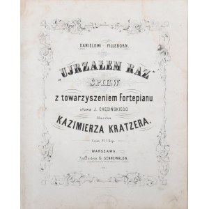 Kratzer Kazimierz - Ujrzałem raz, Waszawa, 1865