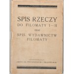 Filomata. 20 numerów z lat 1929, 1930, 1931, 1933. Lwów Wyd. Zakład Narodowy im. Ossolińskich.
