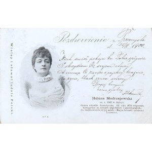 Modrzejewska Helena, 1900