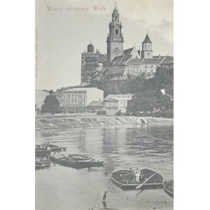 Kraków - Wawel od strony Wisły, ok. 1900
