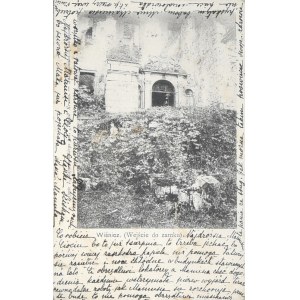 Wiśnicz - Wejście do zamku, ok. 1900
