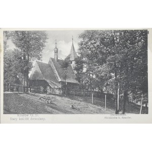 Knurów - Stary kościół drewniany, ok. 1915