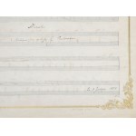 Tellefsen Thomas - Autograf. Mazurek dedykowany hr. Genowefie Pusłowskiej, 1852