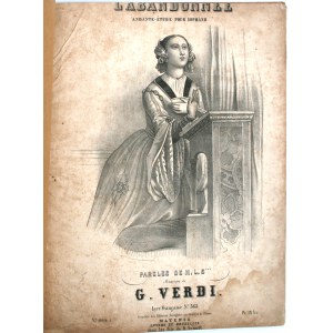 Verdi G.[iuseppe] - L'abandonnee, ok. 1849