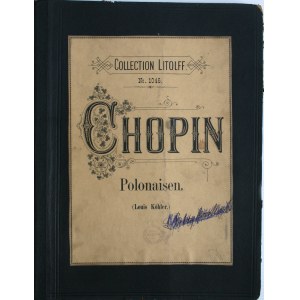 Chopin Fryderyk - Polonez, ok. 1880