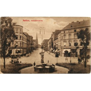 Racibórz - ul. Dworcowa, ok. 1920