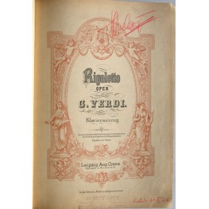 Verdi G.[iuseppe] - Rigoletto, ok. 1900