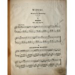 Wieniec ulubionych melodyi narodowych w łatwym stylu uołożonych na fortepian przez K.[arla] Petersa, z. I-VI, ok. 1874