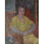 Czesław Rzepiński, Portret kobiety w fotelu