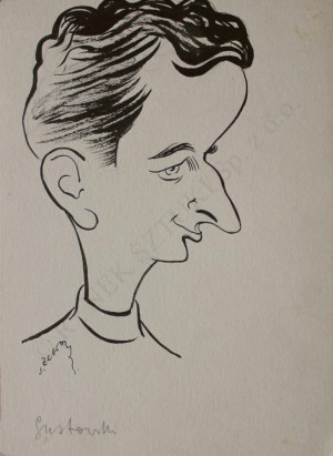Julian Żebrowski, Karykatury zawodników Łódzkiego Klubu Sportowego z 1958 r.- 13 szt.