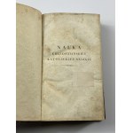 [Wilno 1823] Chodani Jan Kanty, Nauka chrześciiańskiey katolickiey religii we trzech częściach [Półskórek z epoki]