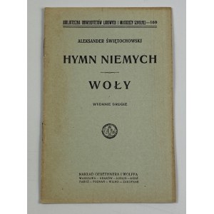 Świętochowski Aleksander, Hymn niemych / Woły