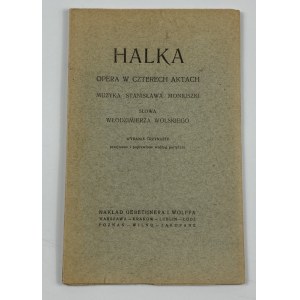 Moniuszko Stanisław, Halka: opera w czterech aktach