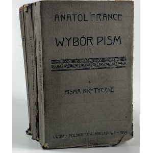 France Anatol, Wybór pism t. I-III