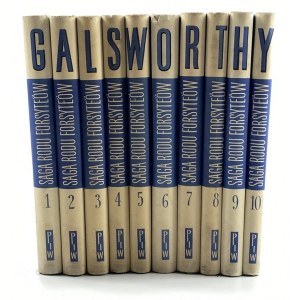 Galsworthy John, Saga rodu Forsyte'ów t. 1-10 [komplet]