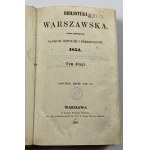 [Prawo, historia] Biblioteka Warszawska pismo poświęcone naukom, sztukom i przemysłowi. 1854. Tom II
