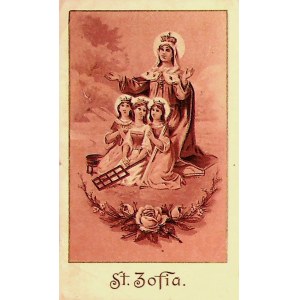 St. Zofia. Modlitwa do świętej Zofii
