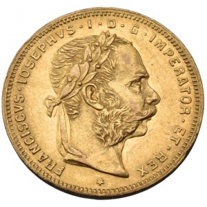 FJI. 1848-1916, 8 zlatník 1884 b.z.
