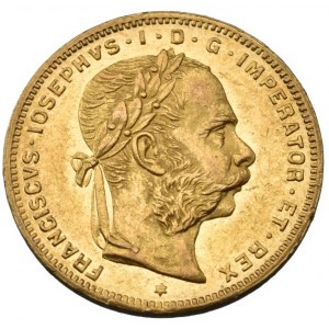 FJI. 1848-1916, 8 zlatník 1886 b.z.