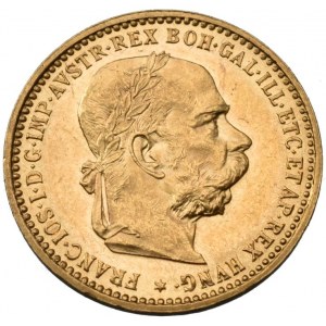 FJI. 1848-1916, 10 koruna 1896 b.z.