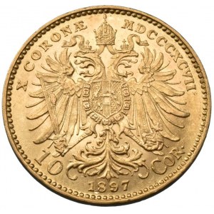 FJI. 1848-1916, 10 koruna 1897 b.z.